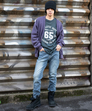 デニム中濃加工 モデル：175cm L着用