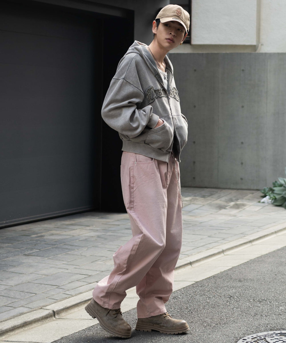 ピンク モデル：180cm L着用