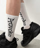Provokeロゴソックス（R）(25-27cm)/ホワイト