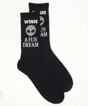 エイリアンロゴソックス（R）(25-27cm)