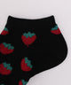 フルーツラメ総柄ショートソックス(23-25cm)