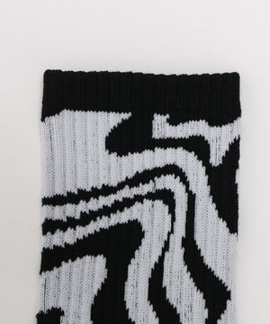 マーブル柄ソックス(23-25cm)