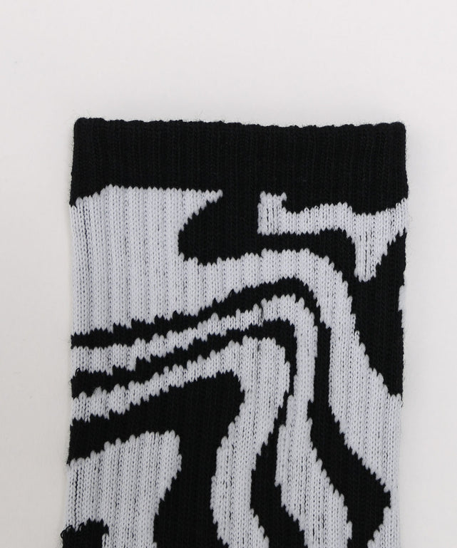 マーブル柄ソックス(23-25cm)