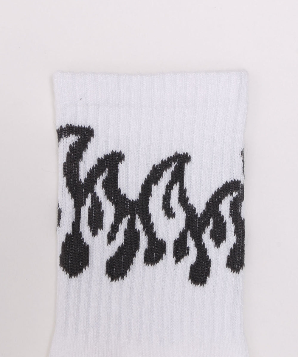 ファイヤー柄ソックス(23-25cm)