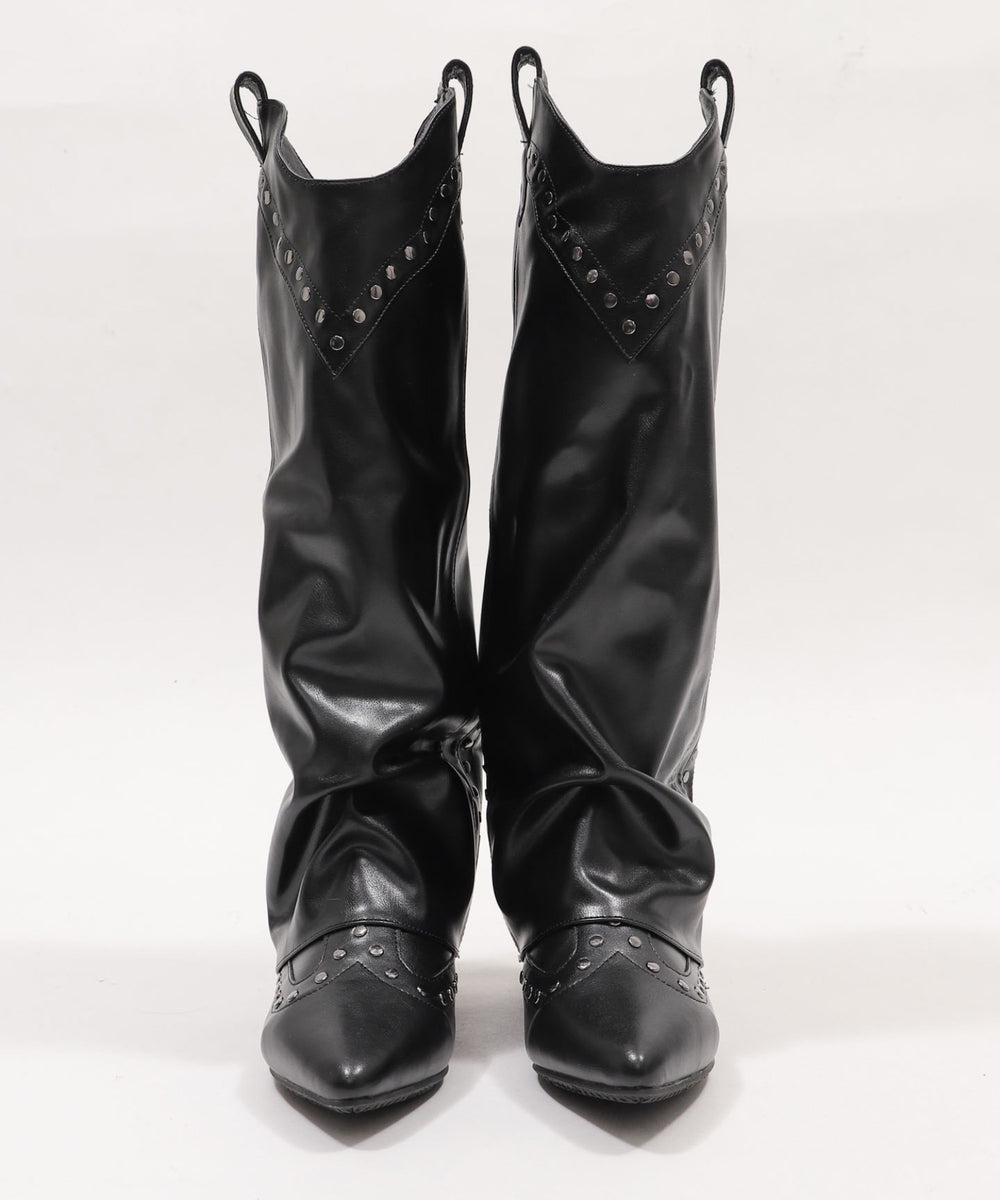 ウエスタンカバーロングブーツ