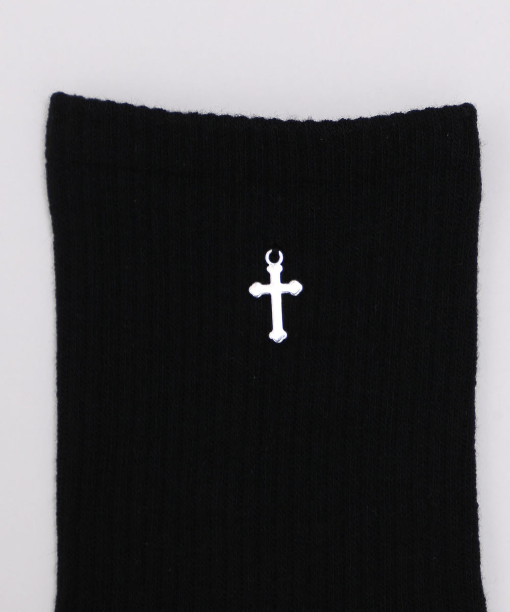 メタルパーツリブソックス(23-25cm)