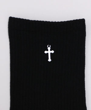 メタルパーツリブソックス(23-25cm)