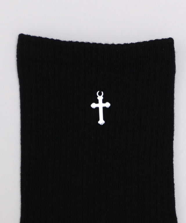 メタルパーツリブソックス(23-25cm)