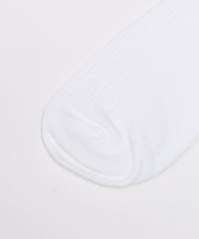 レースアップバックリボンソックス(23-25cm)