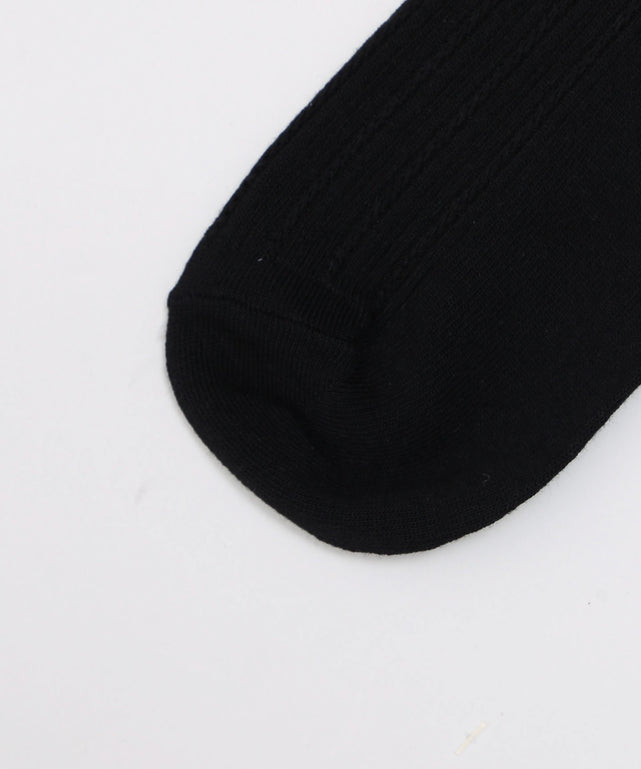 レースアップバックリボンソックス(23-25cm)