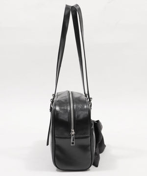 サテンリボンギャザーボストン