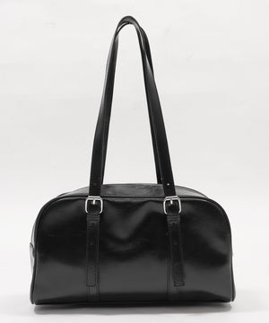 サテンリボンギャザーボストン