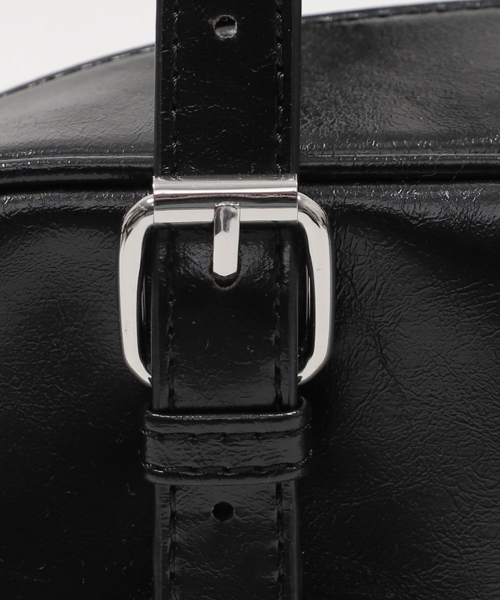 サテンリボンギャザーボストン