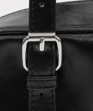 サテンリボンギャザーボストン