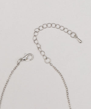 Lツインハートネックレス