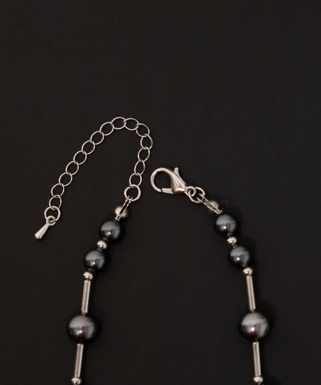 Mミニモチーフビーズネックレス