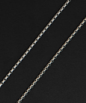 Mスクエアモチーフステンレスネックレス