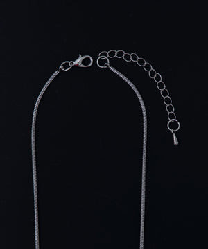 Mダイヤモチーフレイヤードネックレス