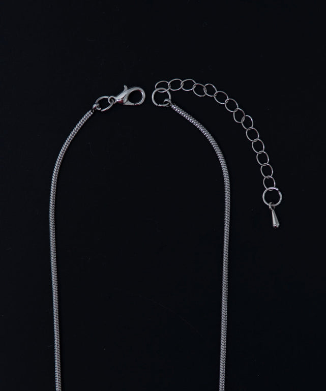 Mダイヤモチーフレイヤードネックレス