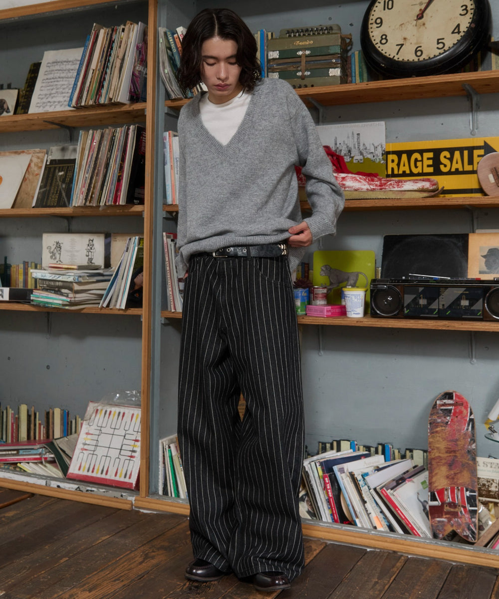 杢グレー モデル：182cm L着用