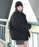 ブラック　モデル：159cm M着用