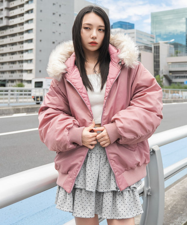 ピンク　モデル：159cm F着用