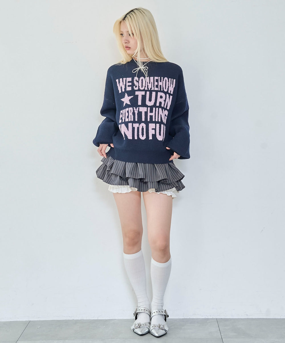 ブルーソノタ　モデル：166cm F着用