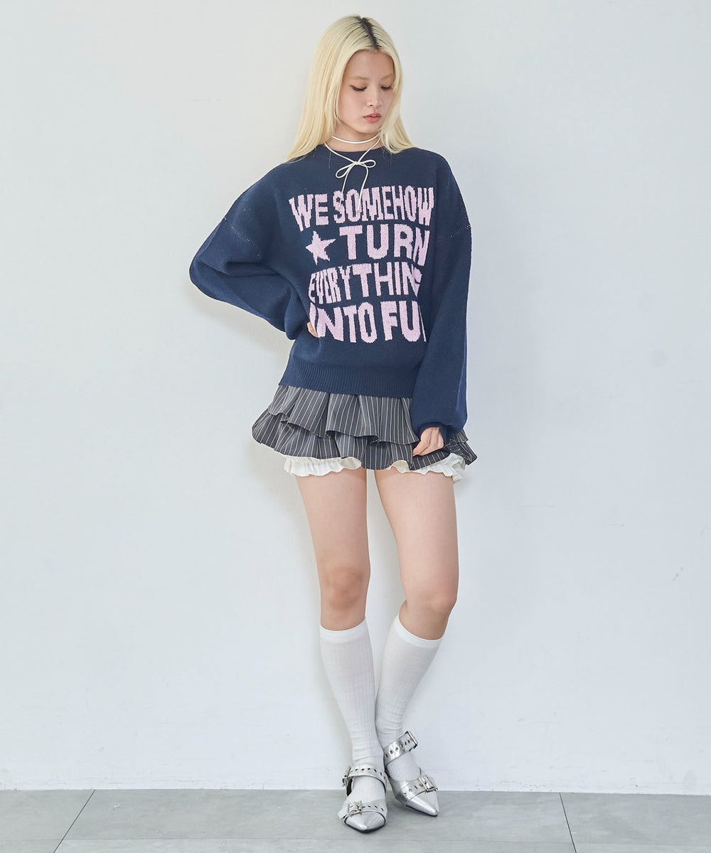ブルーソノタ　モデル：166cm F着用