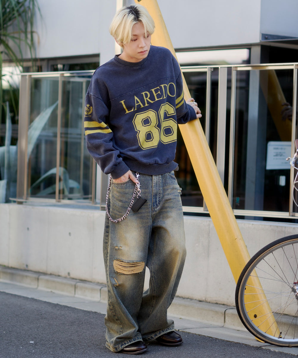 ネイビー モデル：175cm L着用