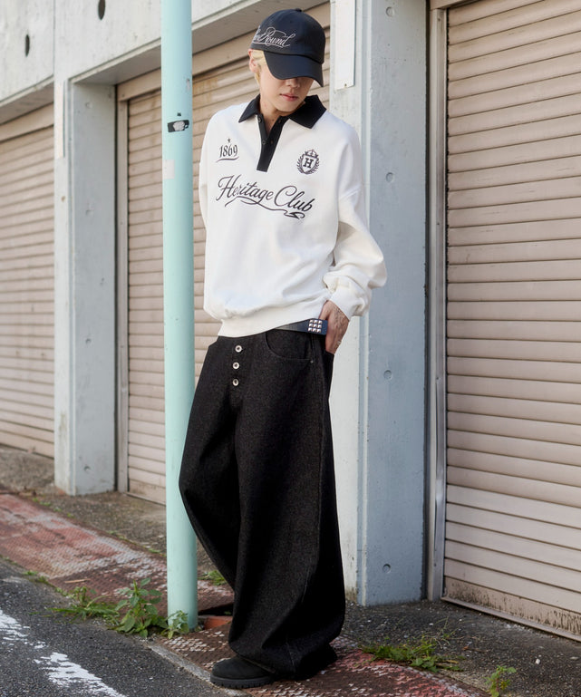 ホワイト モデル：175cm L着用