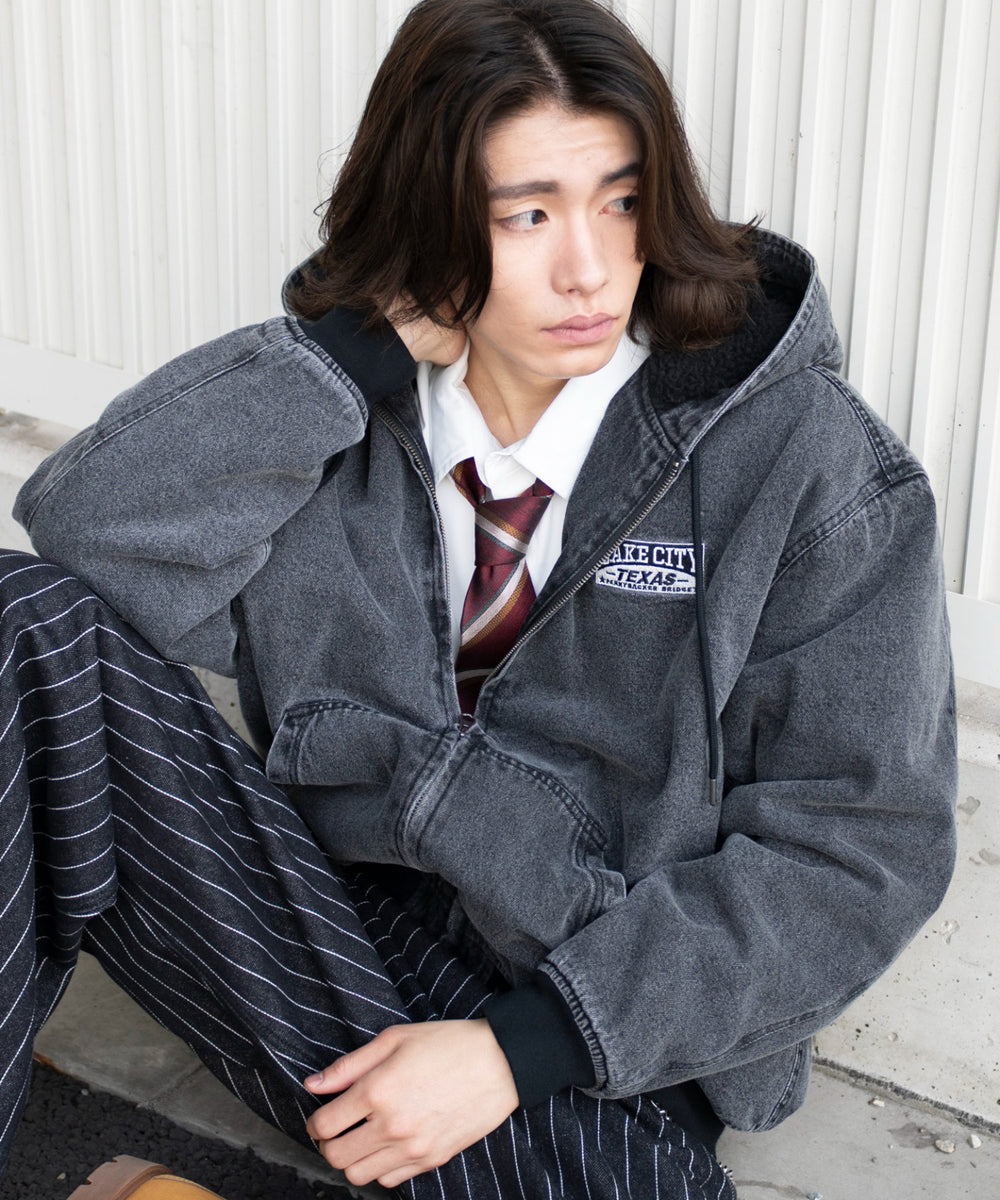 デニムブラックソノタ モデル：182cm L着用