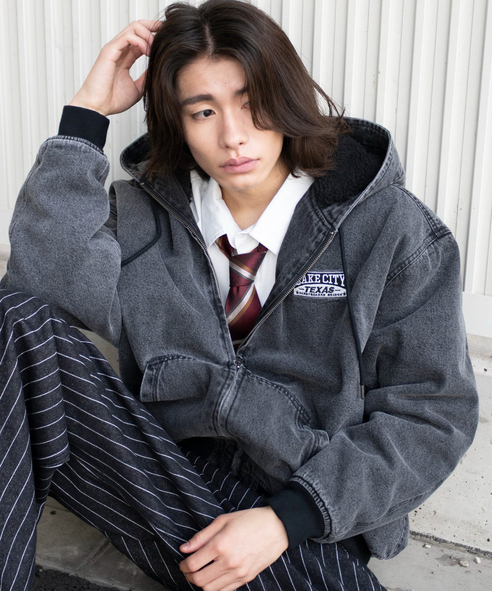 デニムブラックソノタ モデル：182cm L着用