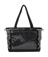 柄22（PUブラック×ギンガムブラック） / F