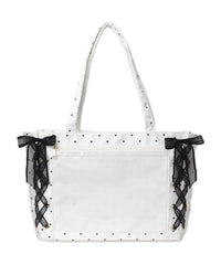 柄23（サテンドットホワイト） / F