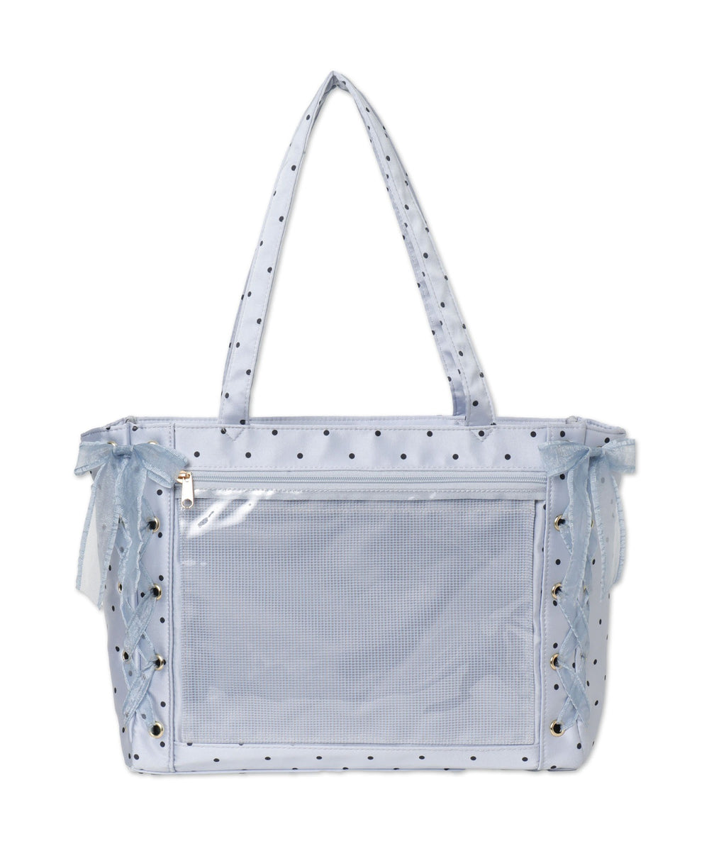 柄25（サテンドットサックス）