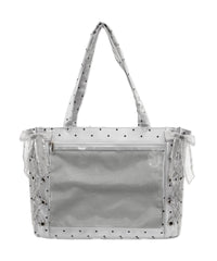 柄35（サテンドットシルバー） / F