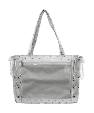 柄35(サテンドットシルバー)