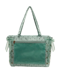 柄36（サテンドットLグリーン） / F