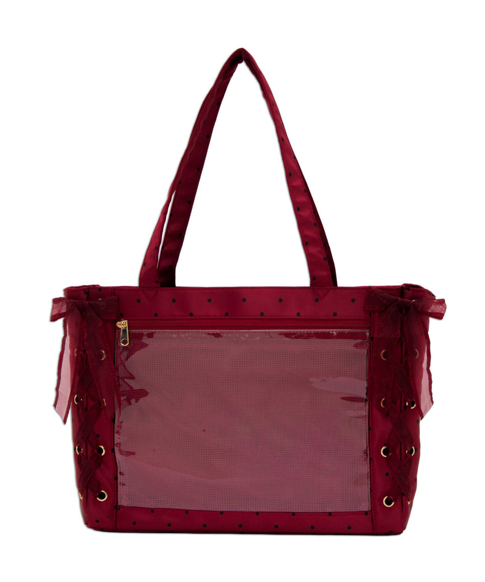 柄40(サテンドットレッド)