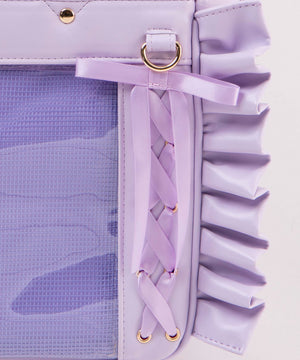 きらめきレースアップフリル痛ショルダー