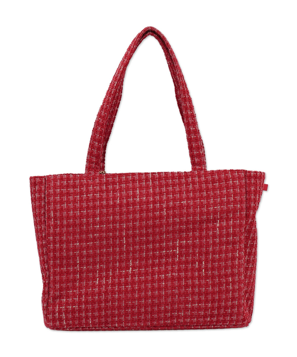 ツイードレースアップ痛バッグS