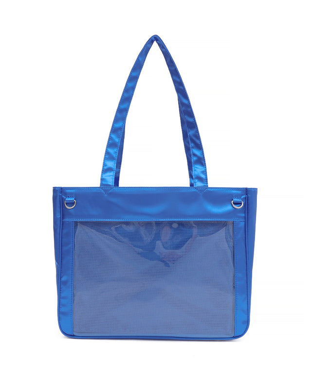 ときめきサテン痛バッグS/ブルー