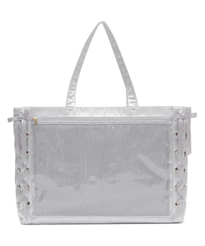 サテンシルバーグレー（柄6）