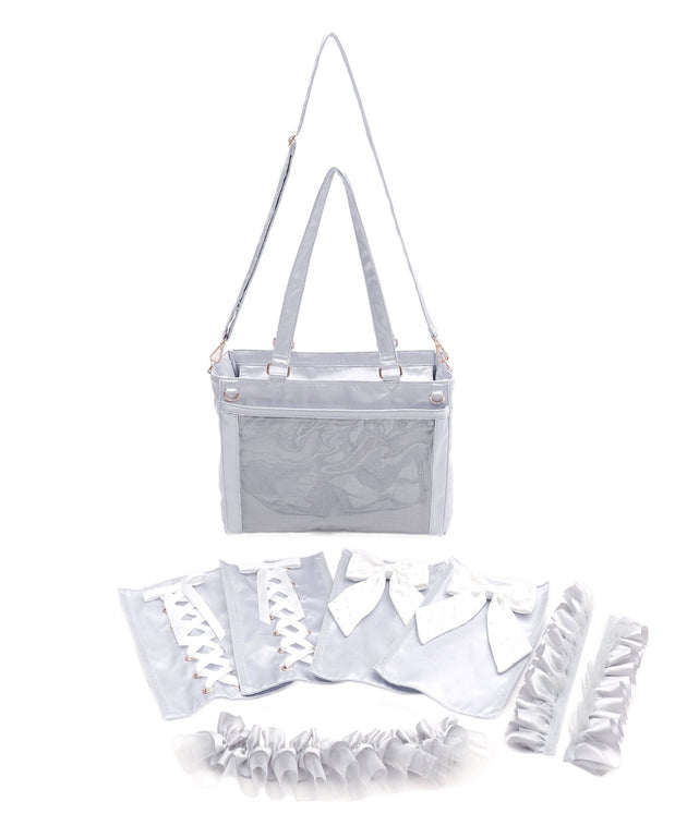 きらめきスーパーカスタム痛バッグS/シルバー