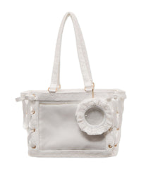 フローラルレースアップぬい痛バッグ