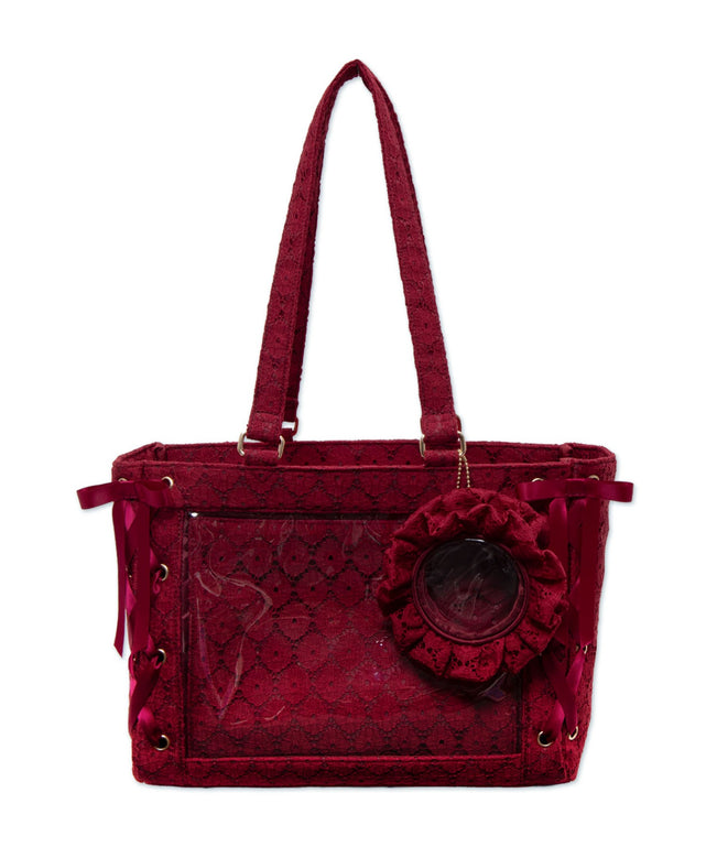 フローラルレースアップぬい痛バッグ