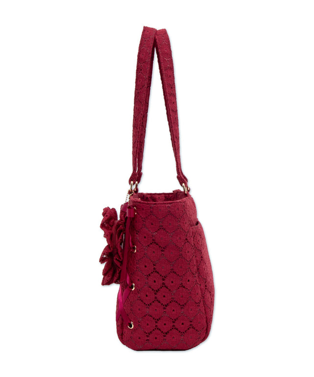 フローラルレースアップぬい痛バッグ