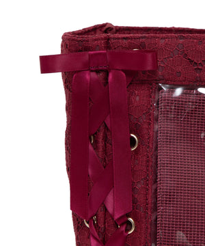 フローラルレースアップぬい痛バッグ