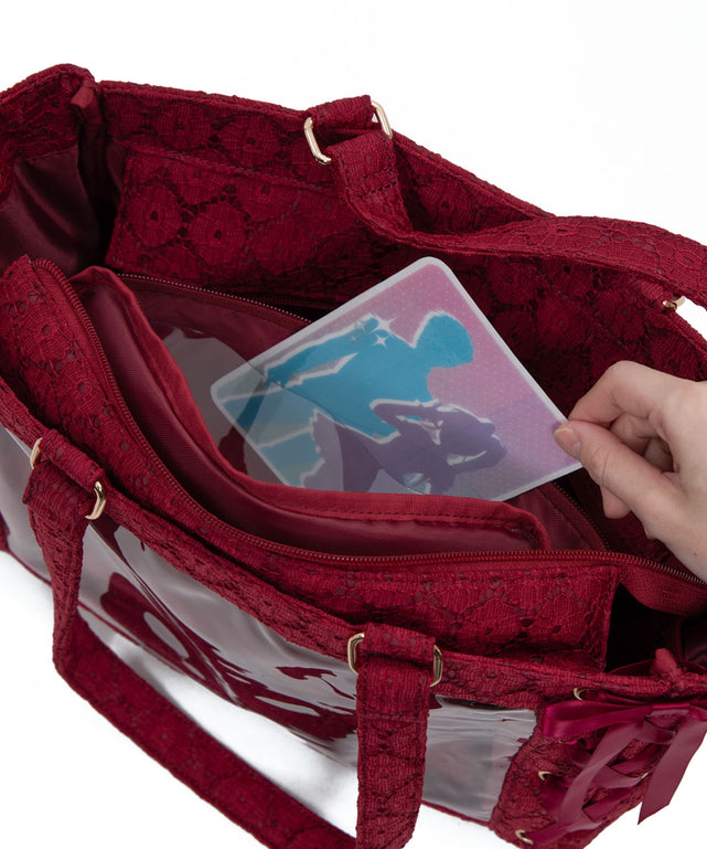 フローラルレースアップぬい痛バッグ