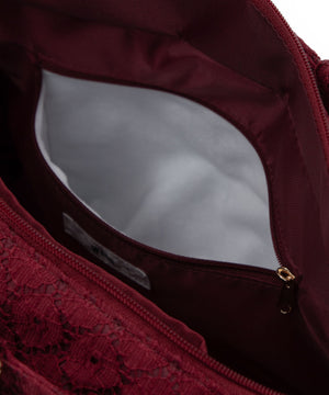 フローラルレースアップぬい痛バッグ